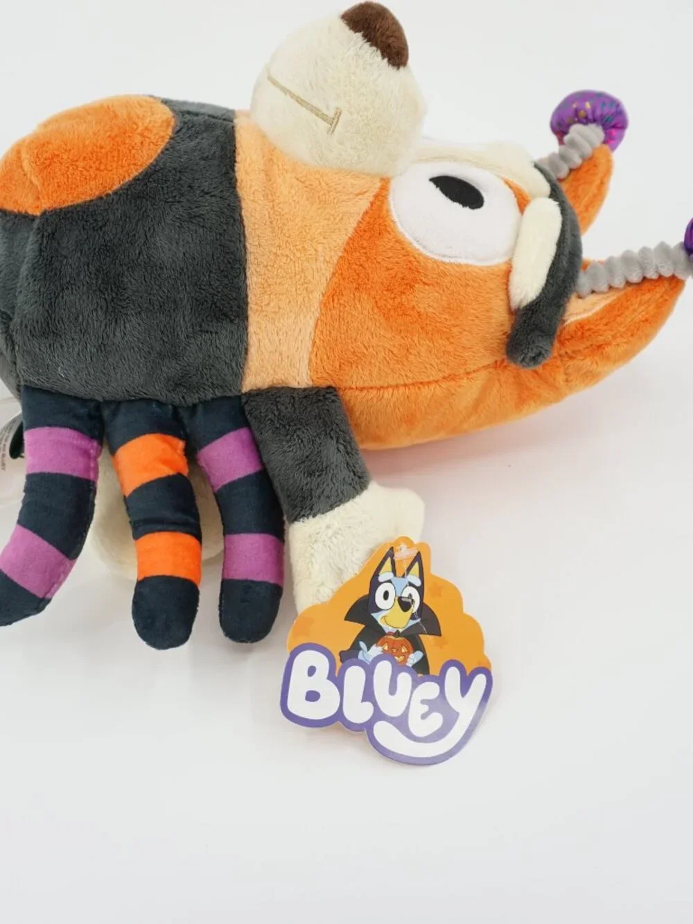 Share NWT! Bluey Halloween BINGO in Spider Costume 18-Inch Plush Plushie Toy